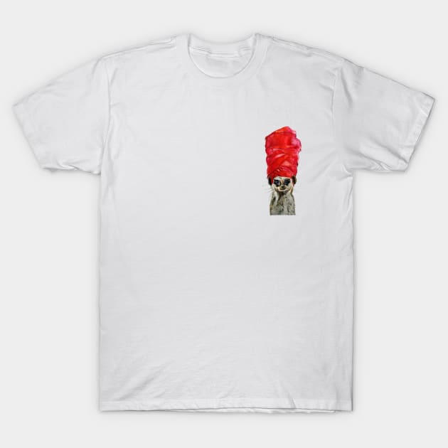 Red Turban T-Shirt by Novaart